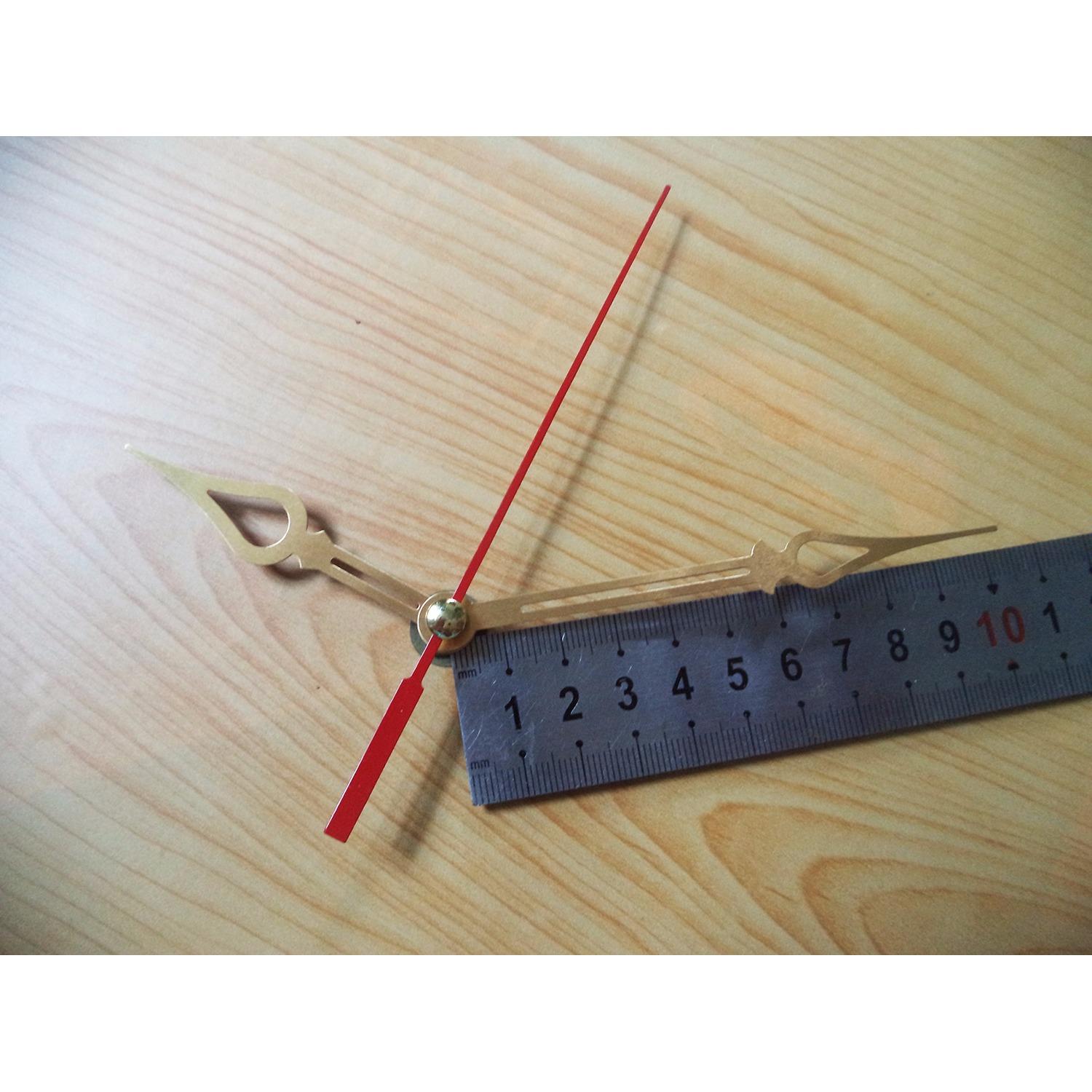 Combo 2 Bộ kim đồng hồ vàng ánh 10.5cm