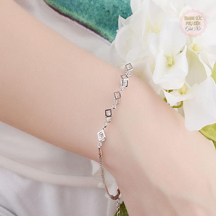 Lắc tay nữ đá lồng xinh xắn LT53
