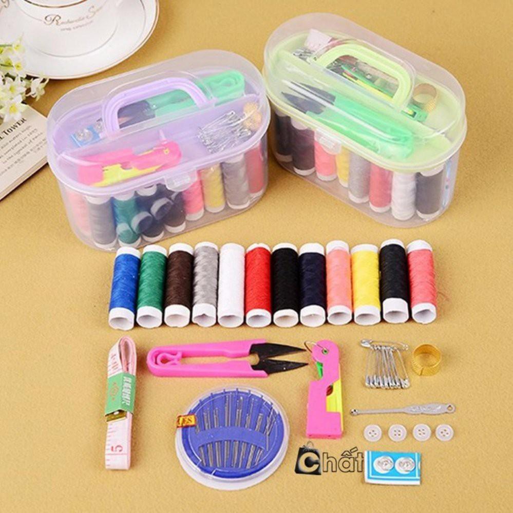 Bộ kim chỉ đa năng tiện ích kèm hộp