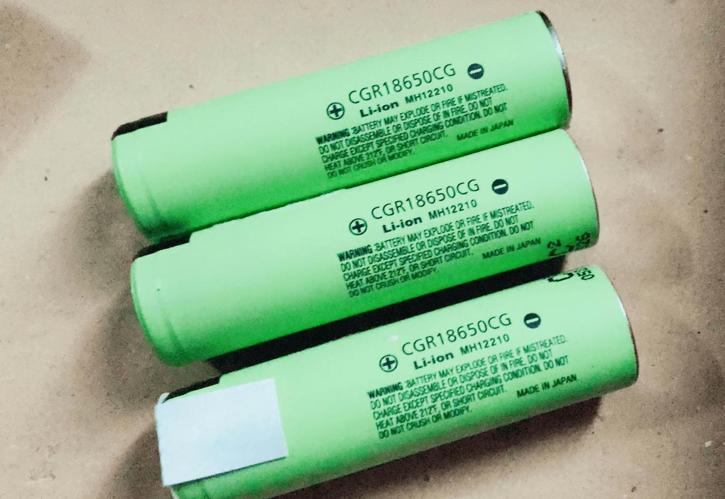 Combo 6-10 cell Pin CGR18650CG 3.7 v pin li ion.
