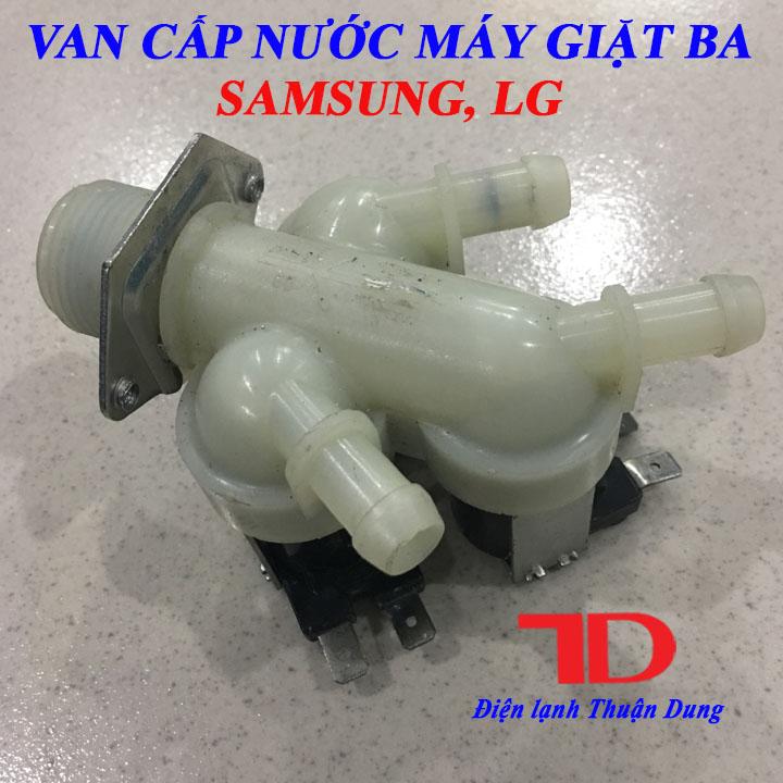 Van ba cấp nước máy giặt samsung, lg - điện lạnh thuận dung