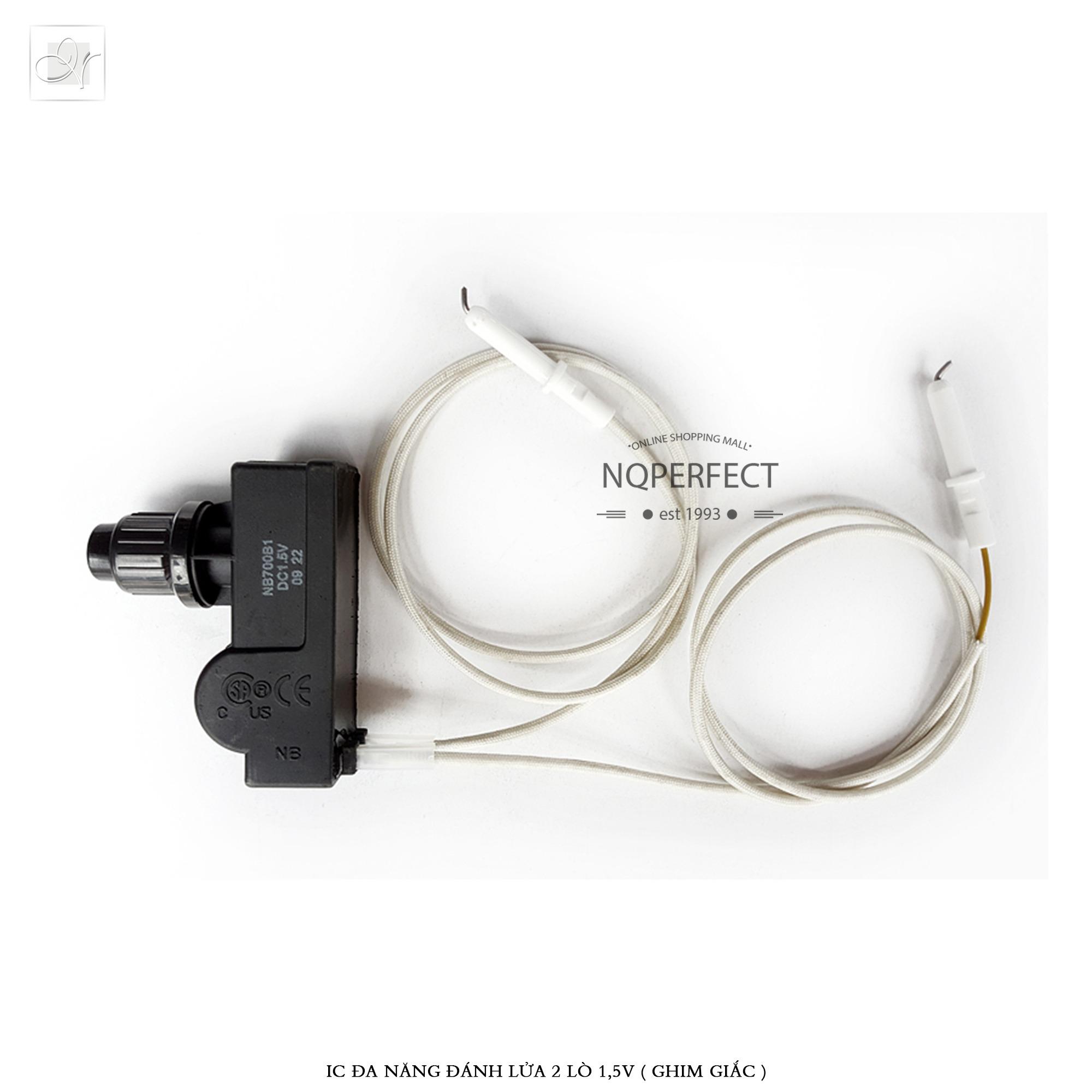[Hcm]Combo of 2 Items: 1 Multi-Function Ignition Ic for 2 1.5V Ovens (Pin Connector) + 2 Ceramic Ignition Wires