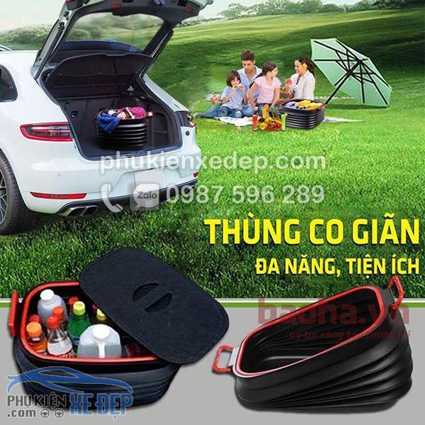 Thùng đựng đồ co giãn 40L cho ô tô