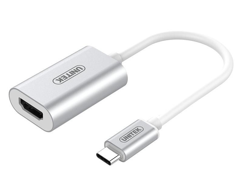 Cáp chuyển USB Type-C sang HDMI 4K*2K Unitek Y-6316 (Bạc)