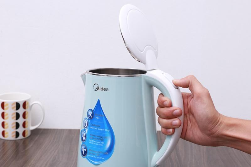 Bình Đun Siêu Tốc Chống Bỏng Midea MK-15DC (1.5 lít) - Hồng