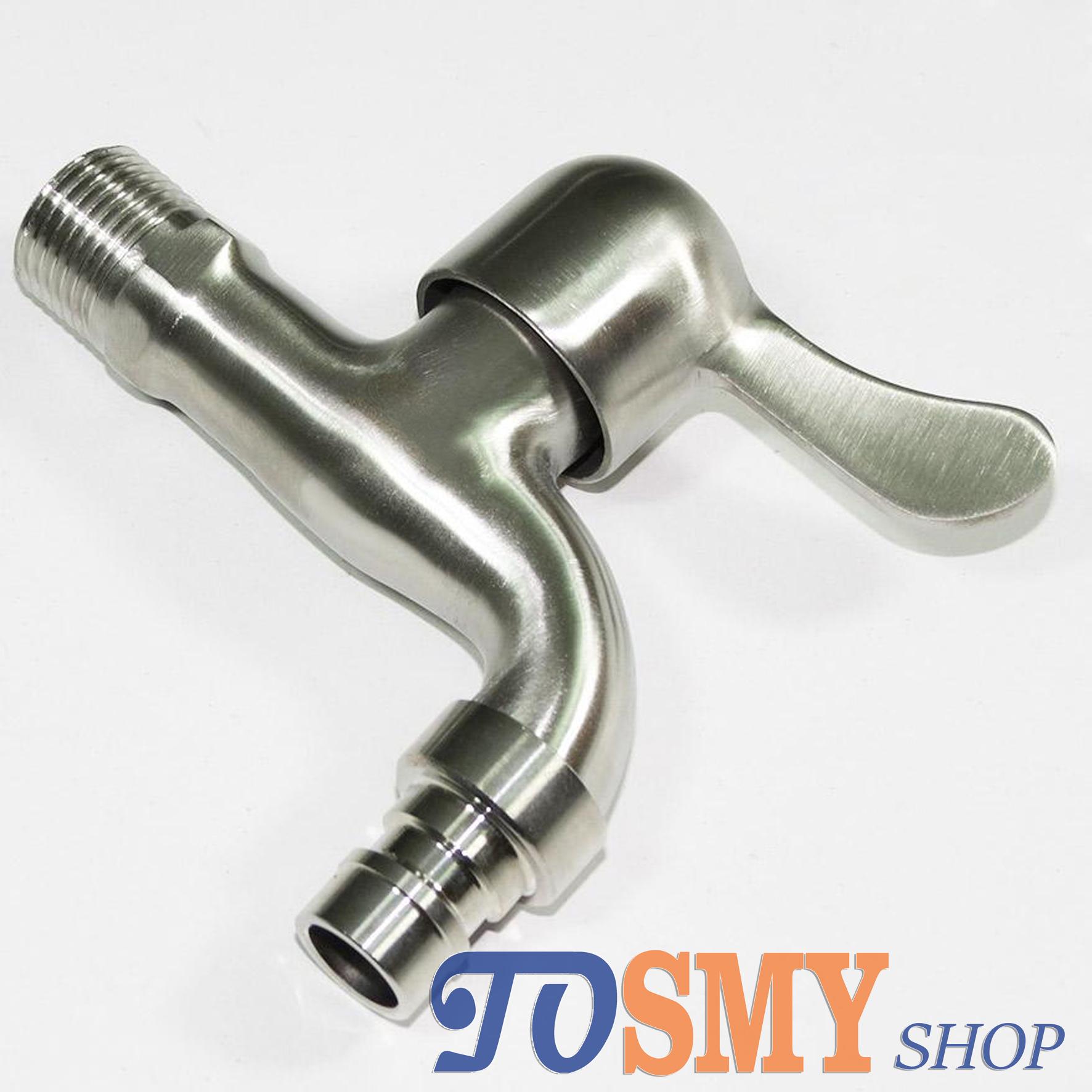 [HCM]Vòi hồ máy giặt Inox SUS 304