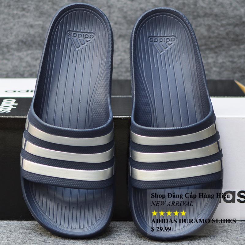 ADIDAS_ DURAMO AUTHENTIC màu xanh đen sọc bạc