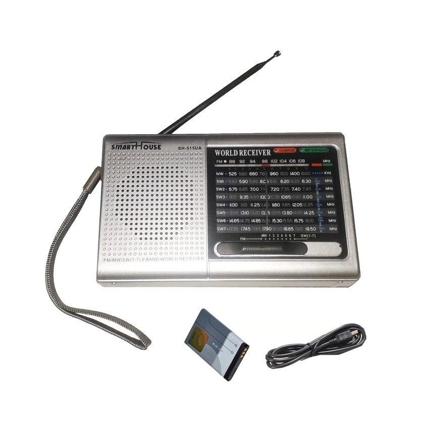 RADIO SW-515UA KÈM PIN VÀ SẠC(TẶNG CÓC SẠC)