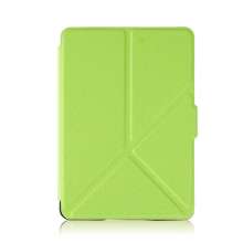 Máy Đọc Sách Kindle Paperwhite (7th) - Màu Trắng và Bao Da - Màu Xanh Lá (Dạng Gấp)