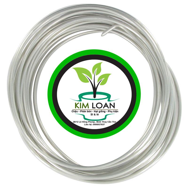 (500g) Dây nhôm uốn kiểng dẻo loại 1 đường kính 2mm