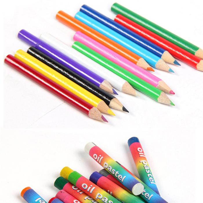 Bộ chì màu 86 món (Hồng)