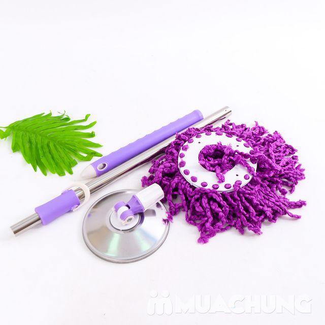 Goodmaket-cây lau nhà rời 360 độ giá rẻ -cây lau nhà rời thay thế chổi lau nhà 360 độ mâm inox