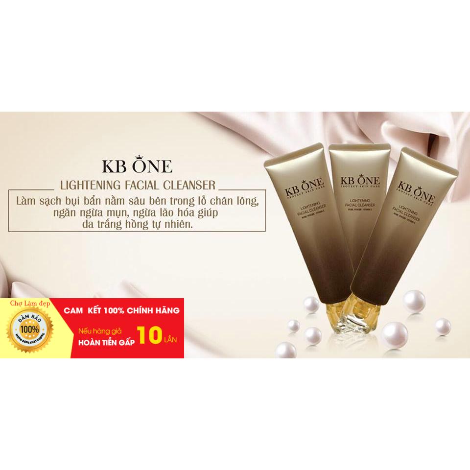 [Chính hãng] Sữa Rửa Mặt Ngọc Trai Sáng Da KbOne 100ml