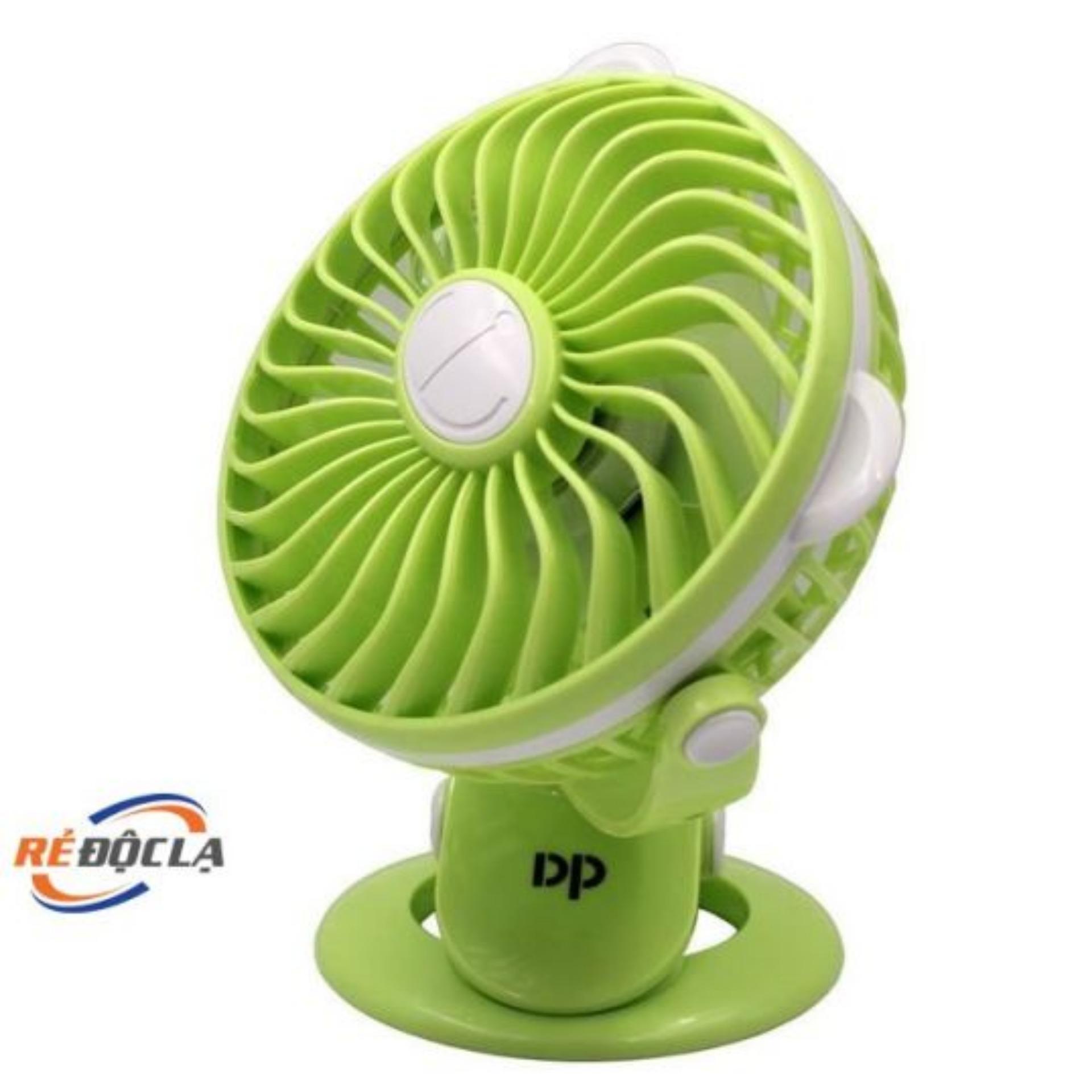 [HCM]Quạt Sạc Kẹp DP-7608