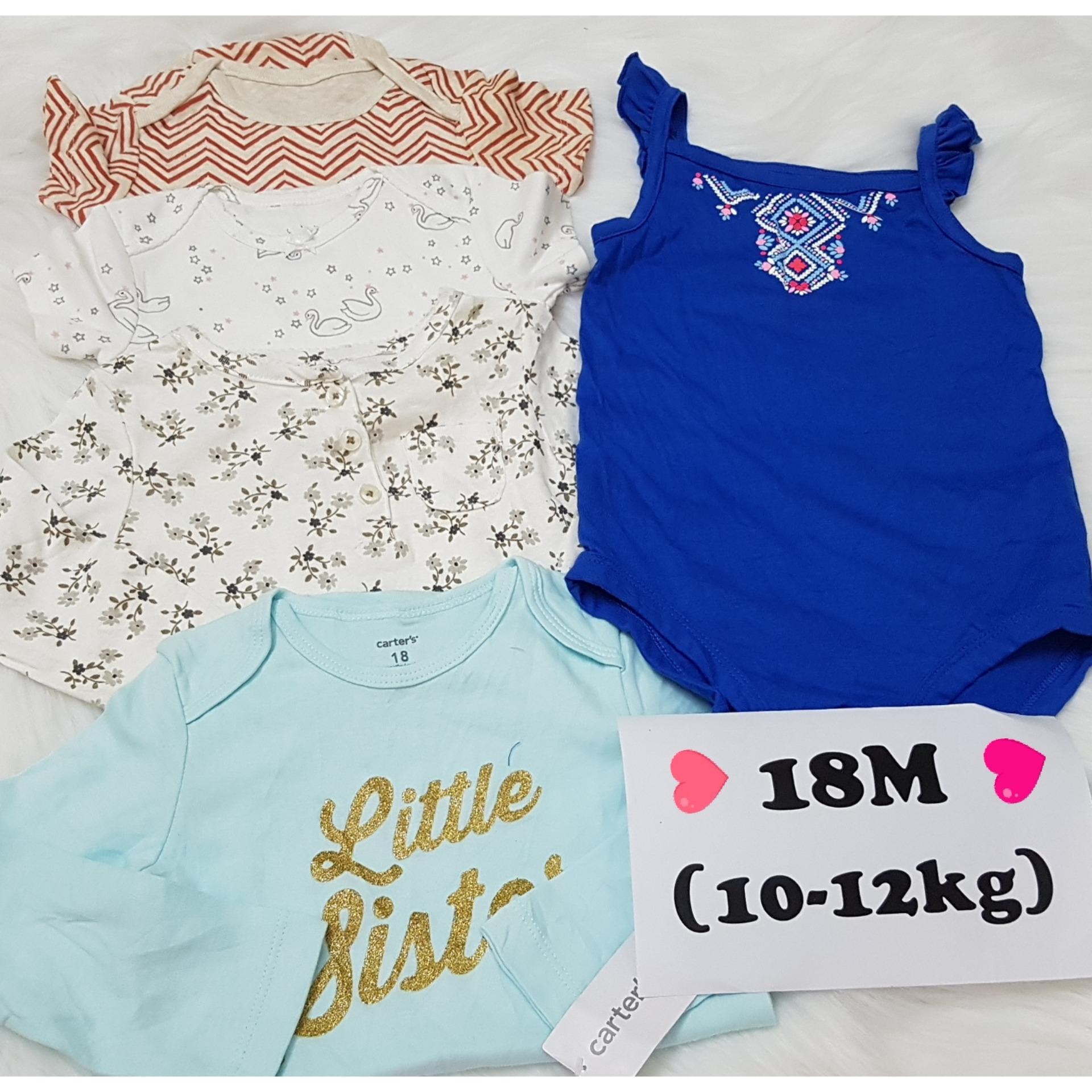 Set 5 áo liền quần bé gái