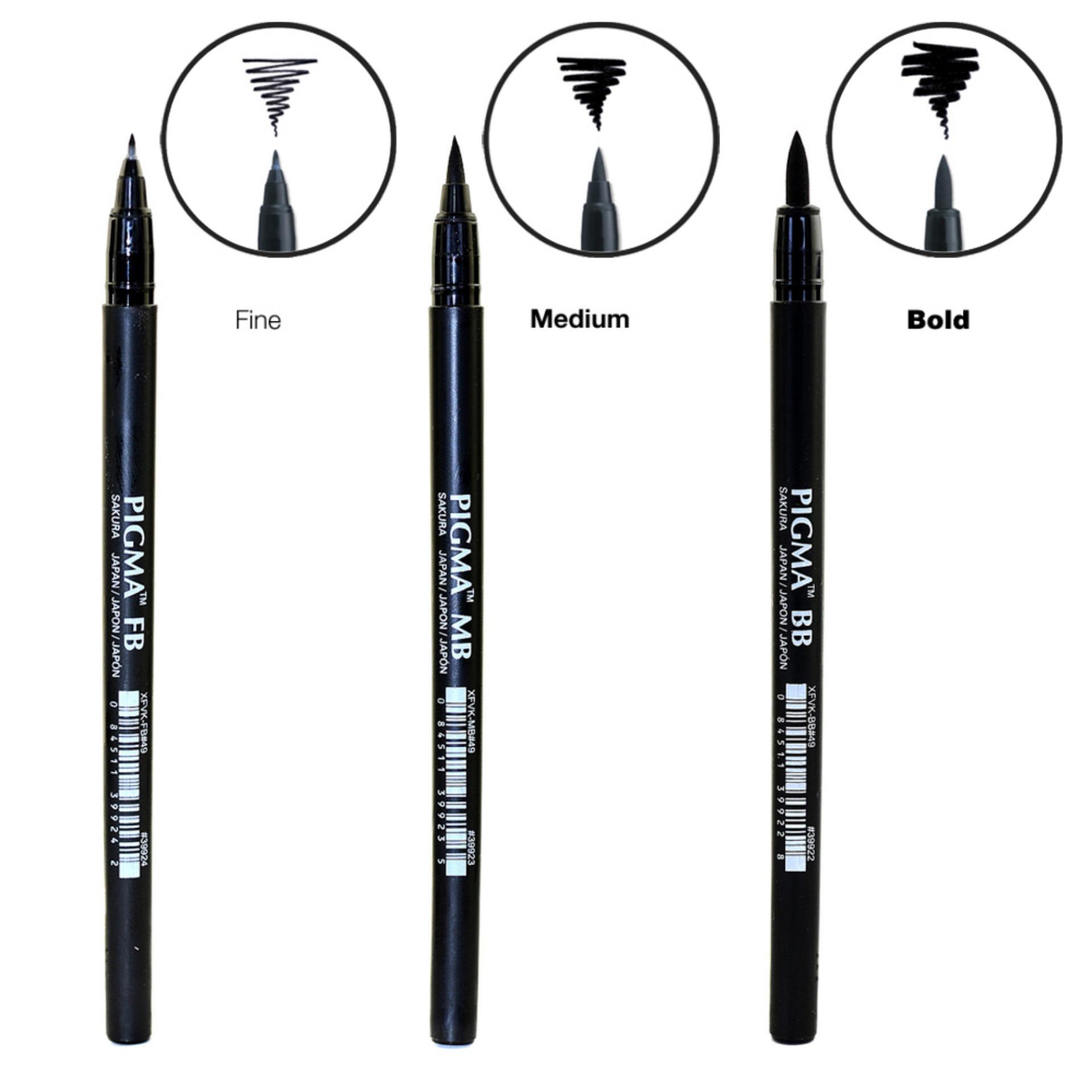 [HCM]BÚT CỌ SAKURA PIGMA BRUSH (ĐẦU TRÒN NÉT LỚN)