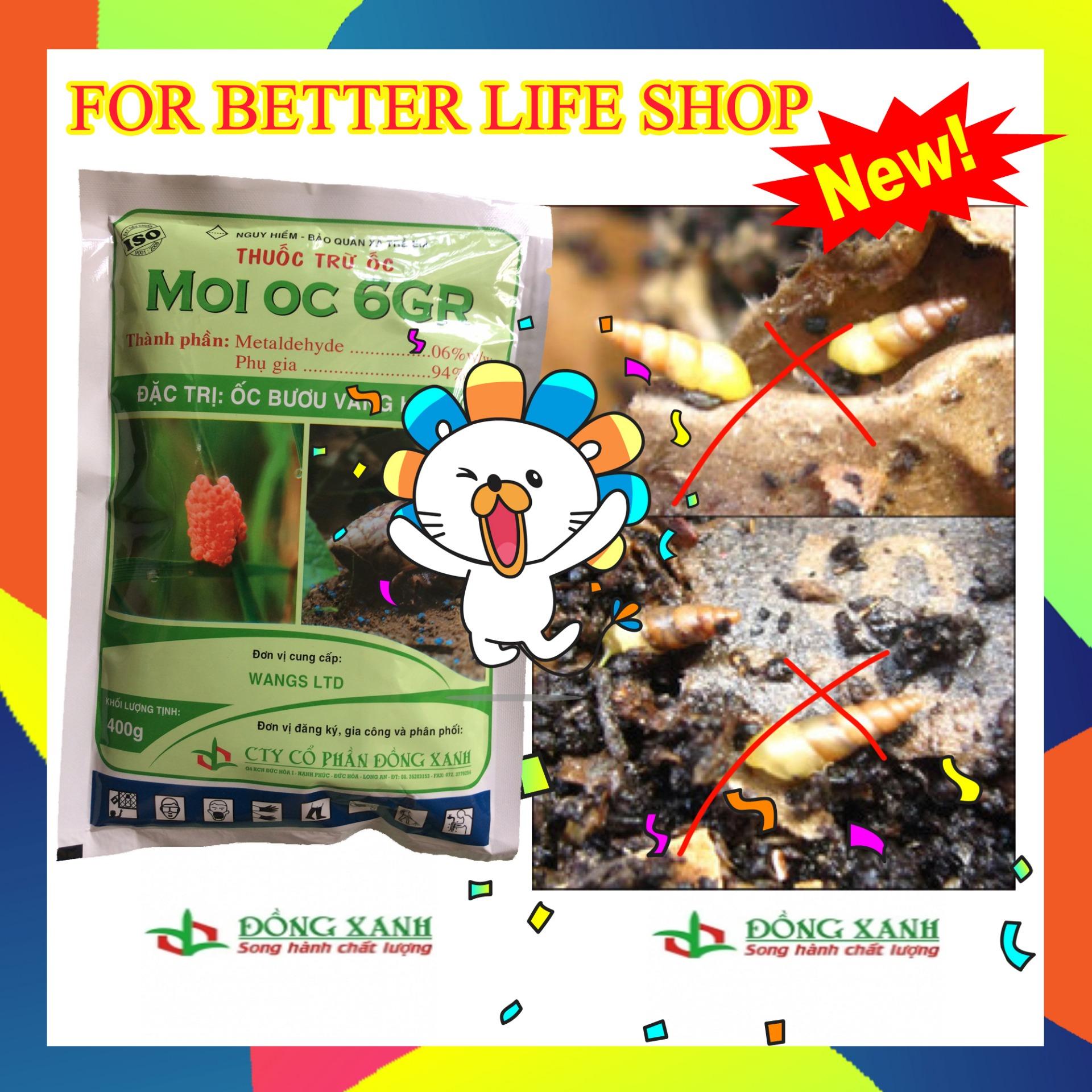 Th uốc trừ ốc MOI OC 6GR (Gói 400gram) - Th uốc diệt ốc