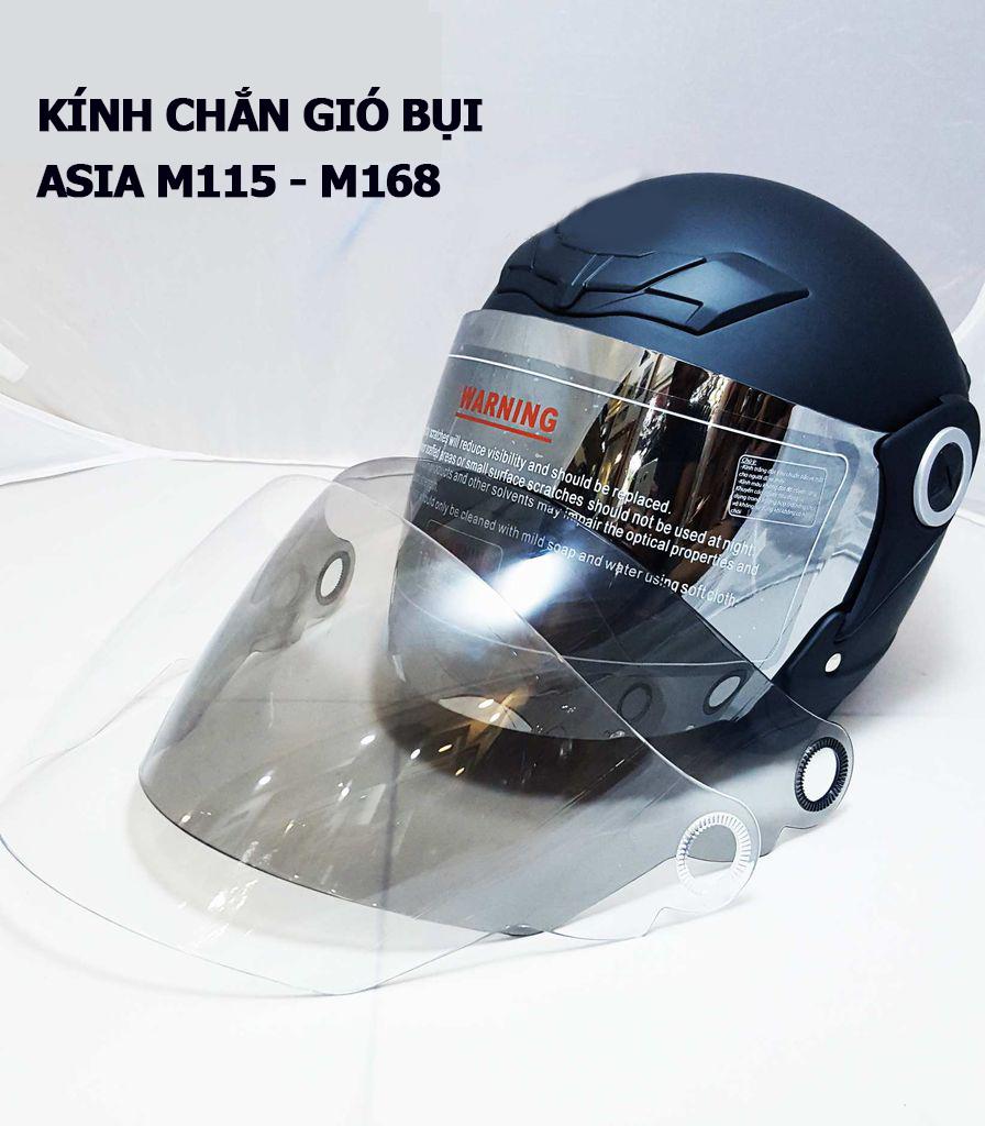 Kính mũ bảo hiểm Asia M115-M168