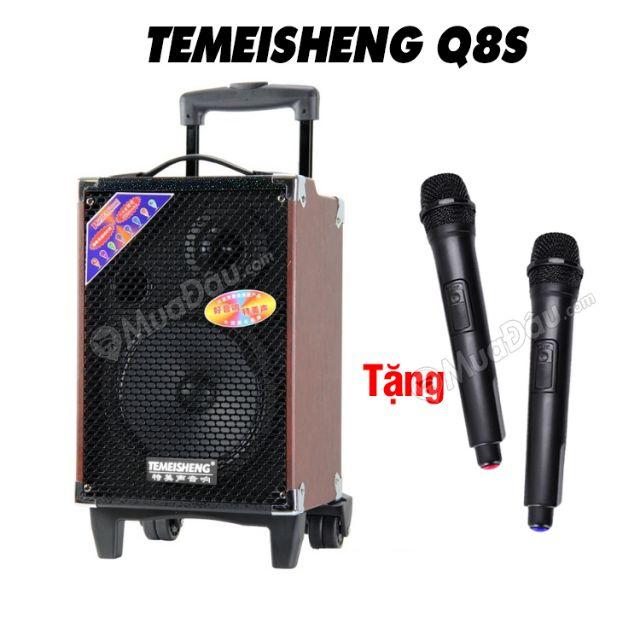 (TẶNG 2 MIC KHÔNG DÂY) LOA TEMEISHENG Q8S