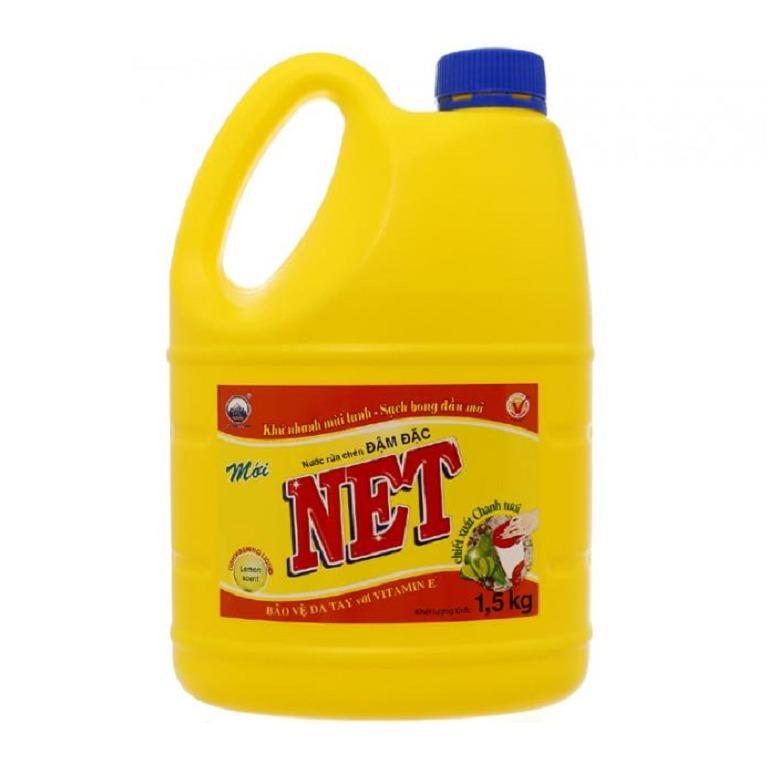 Combo 2 chai Nước Rửa Chén NET đậm đặc 1,5kg Gia Phát Trade