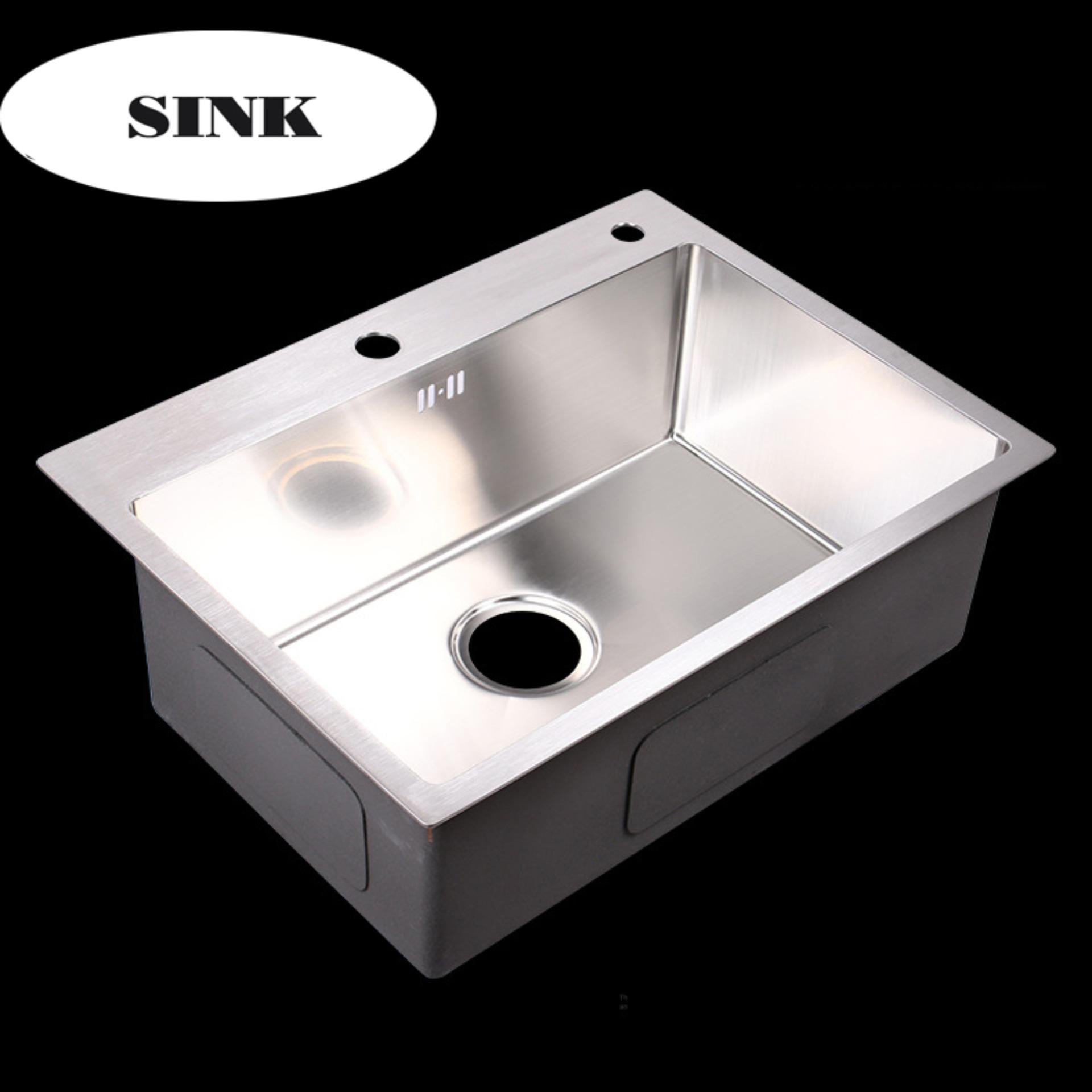 Chậu rửa bát inox JIKAS 7006 ( 60cm x 45cm)