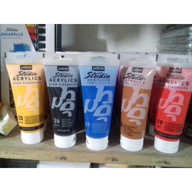 Màu acrylic Pebeo dạng tuýp GIÁ TỐT