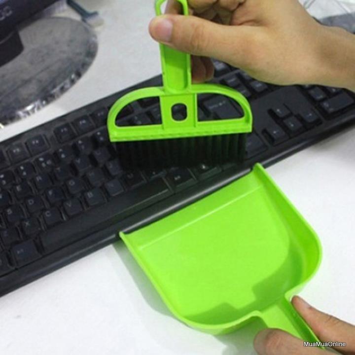 Bộ Chổi Quét Và Ki Hốt Rác Mini Tiện Dụng