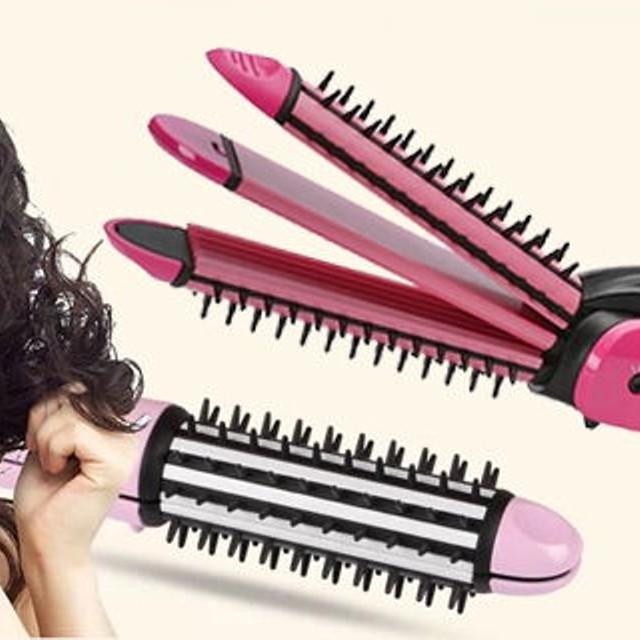Luoc dien chai toc, lược nova 3 in 1,3 chức năng duỗi tóc dập xù làm xoăn,không gây hư tổn cho tóc , bh 10 tháng ,uy tín lỗi 1 đổi 1