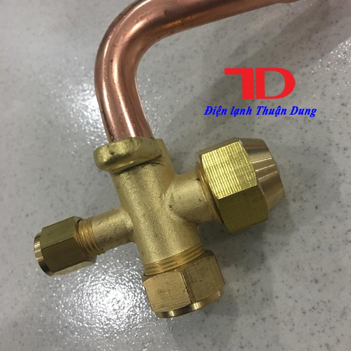 Van khóa dàn nóng điều hòa phi 10