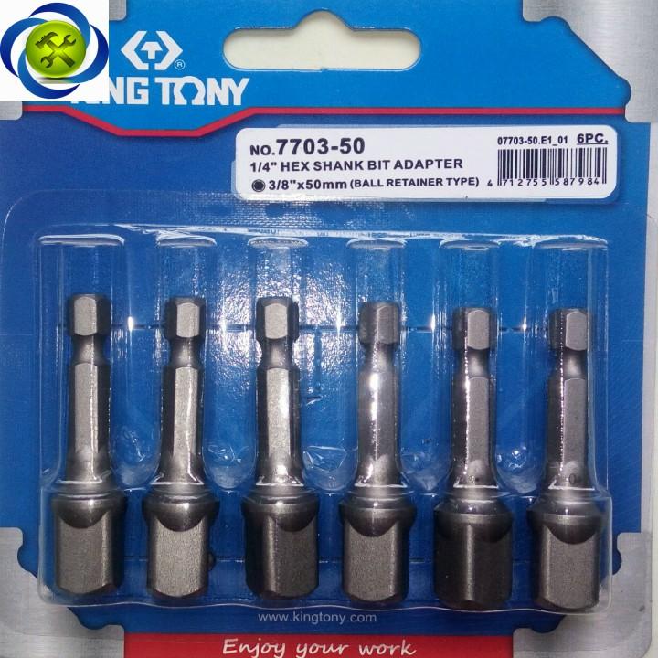 Đầu chuyển kingtony 7703-50 lục giác sang 3/8