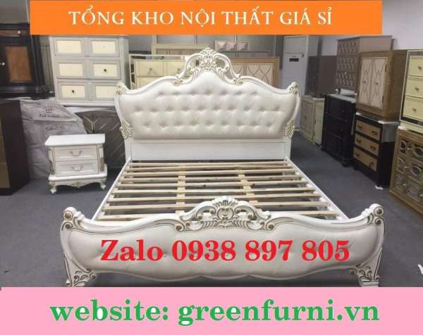 Giường ngủ tân cổ điển xuất khẩu GN-XK29