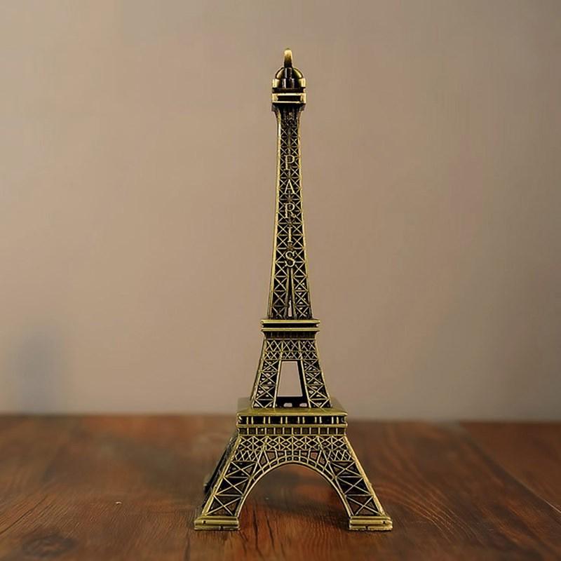 [HCM]Mô hình tháp Eiffel cao 38 cm (màu vàng rêu)
