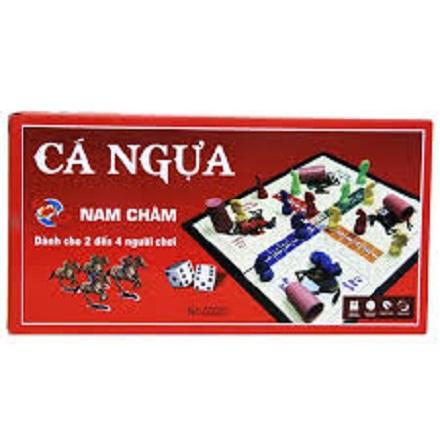 Đồ chơi cờ cá ngựa nam châm 36x36cm , do choi co ca ngua nam cham, cờ cá ngựa nam châm, bộ cờ cá ngựa, cờ cá ngựa cao cấp