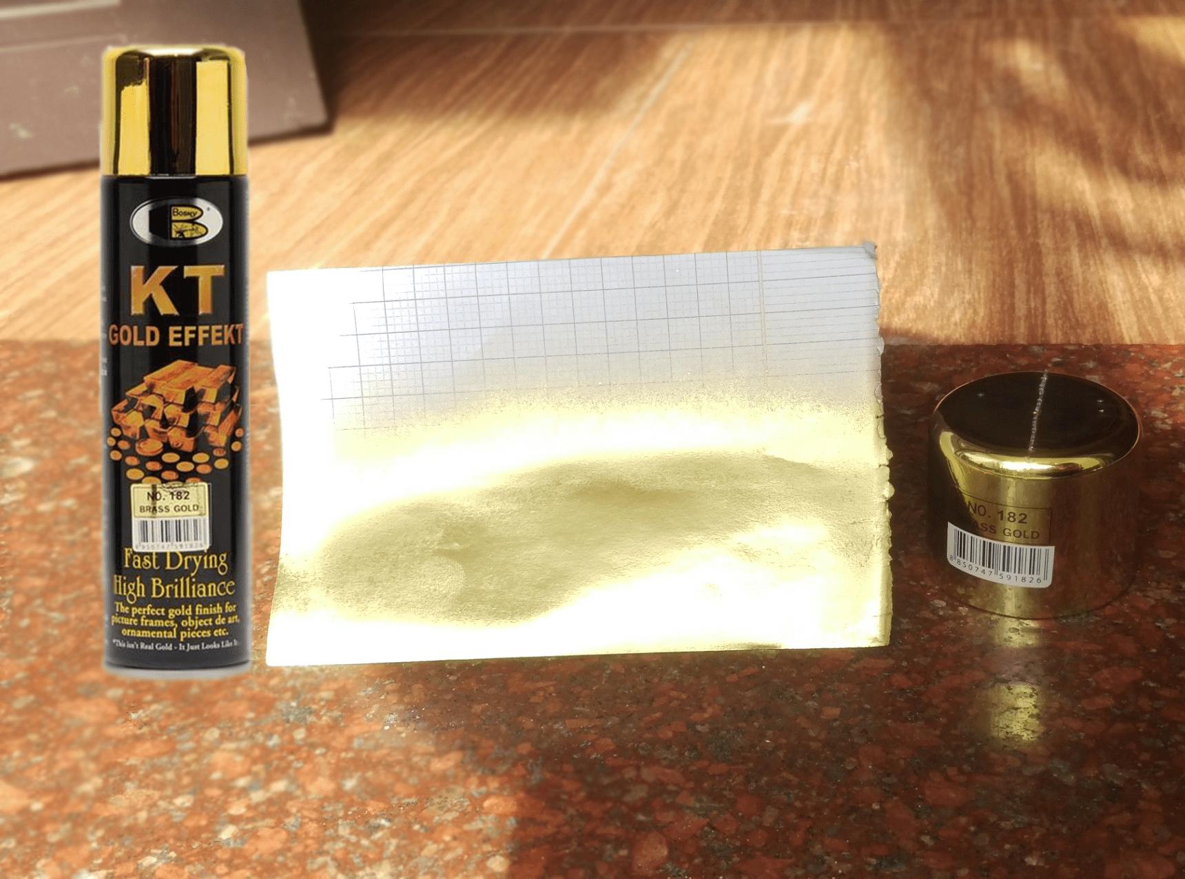 [HCM]Sơn xịt giả vàng Brass Gold Bosny