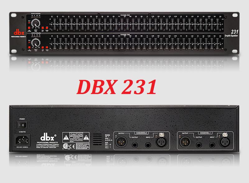 Equalizer dbx 231 , lọc âm chất lượng tốt