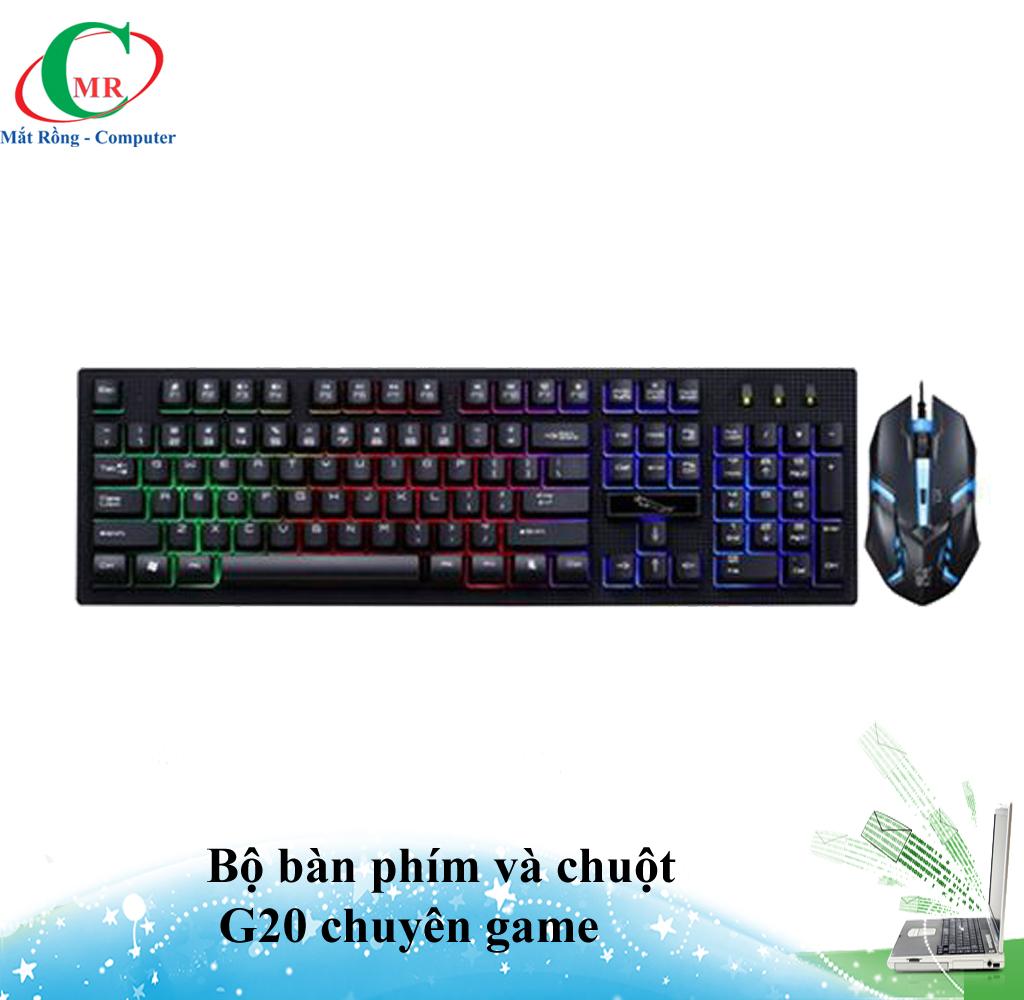 [Miễn phí Ship] Bộ combo chuột và bàn phím G20 led 7 màu cực đẹp