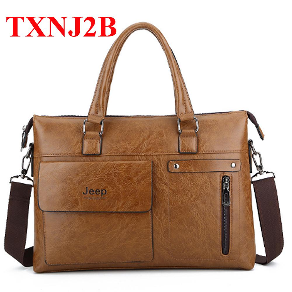 Túi Xách Nam Công Sở JEEP Cao Cấp - TXNJ2B ( MÀU BÒ )