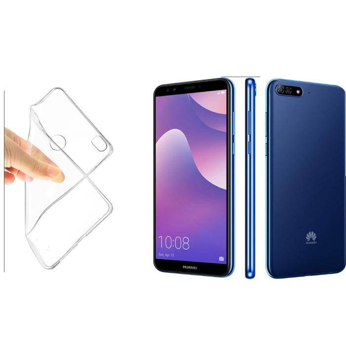 Ốp silicon dẻo trong 0.33mm cho Huawei Y7 pro 2018