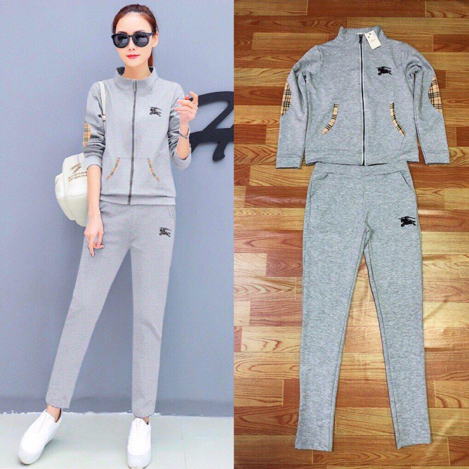 Bộ đồ thu đông thể thao nữ cao cấp Burbery TT227