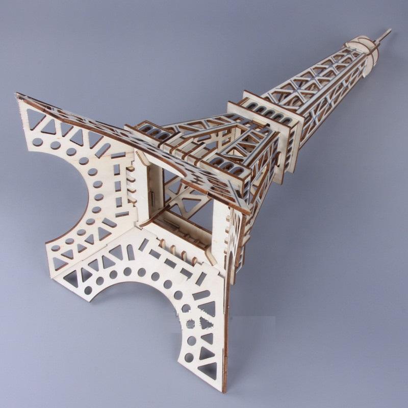 Đồ chơi lắp ráp gỗ 3D Mô hình Tháp Eiffel Laser