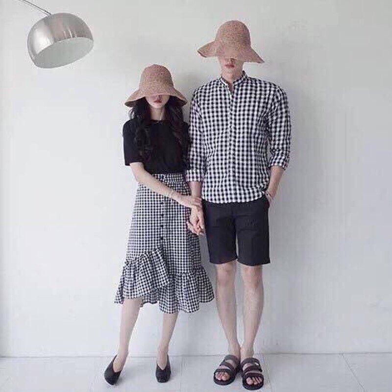[HCM]CHÂN VÁY SỌC KATE BÈO CHÉO