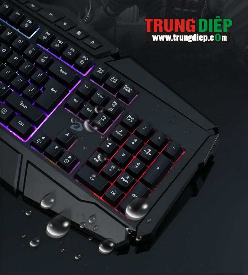 Bàn phím gaming Dareu LK160 màu đen