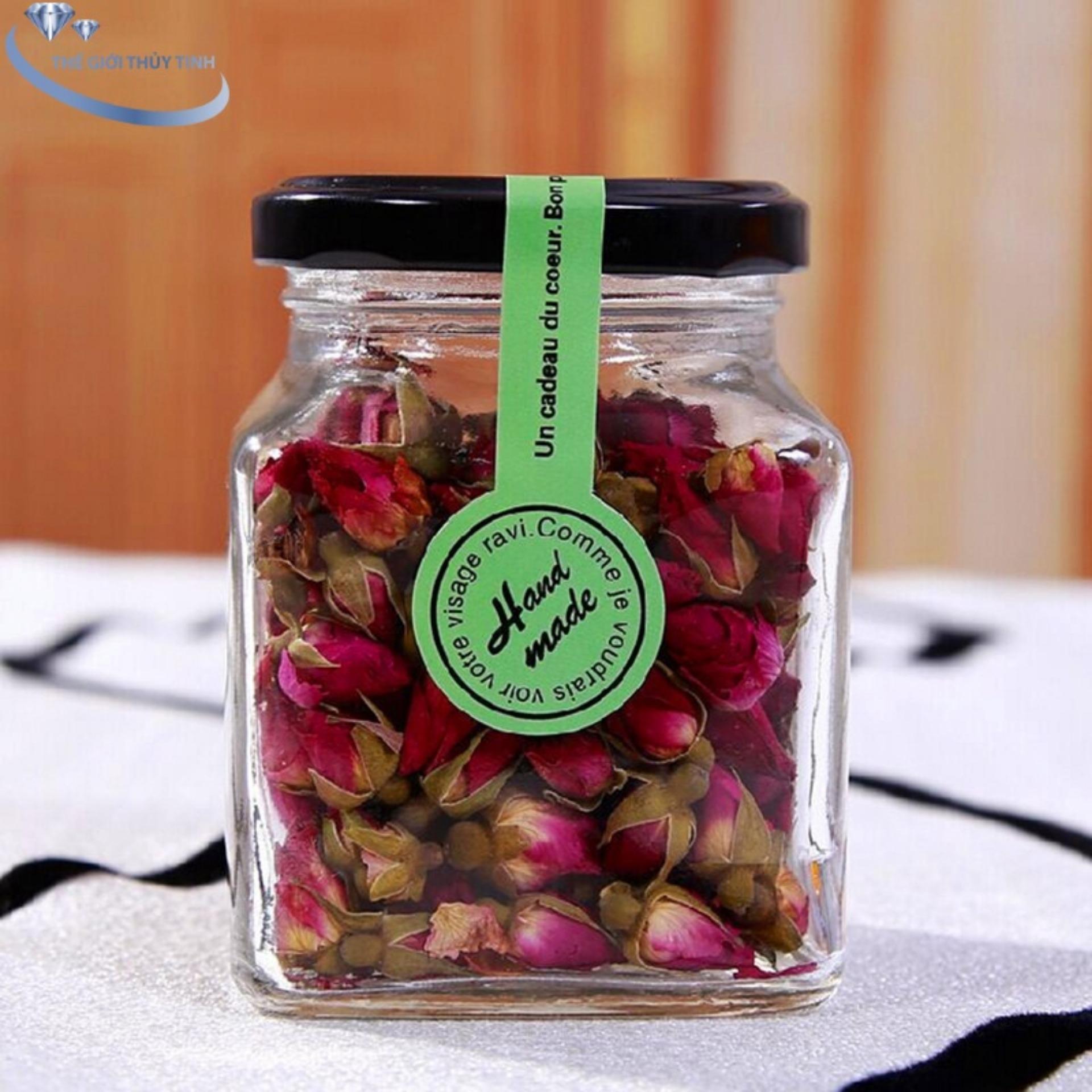 HŨ THỦY TINH VUÔNG ĐỰNG THỰC PHẨM 500ML