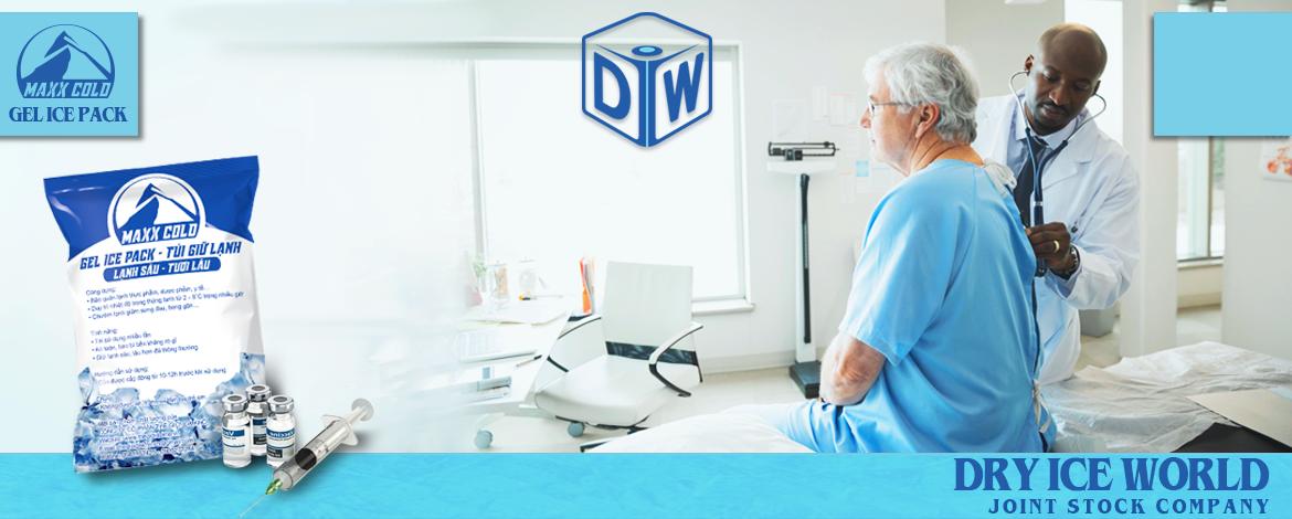 Đá khô túi gel MaxxCold 400g (COMBO 5 TÚI)
