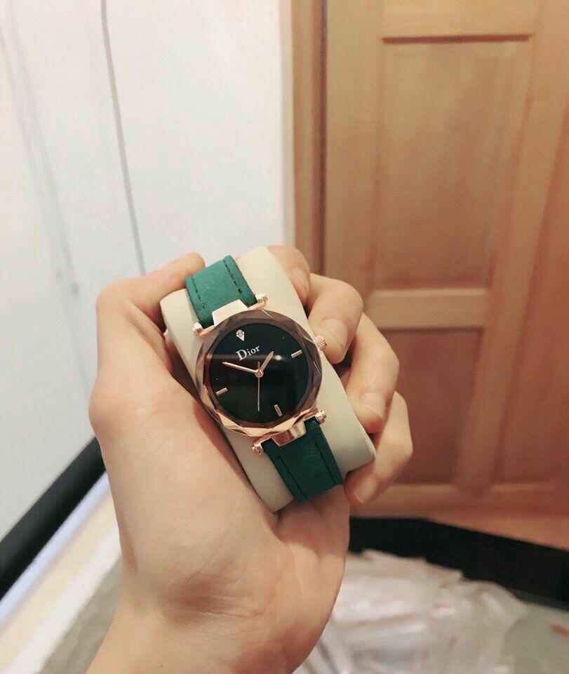 Đồng hồ  nữ  thức cơ cao cấp (đen, xanh, nâu, đỏ)  