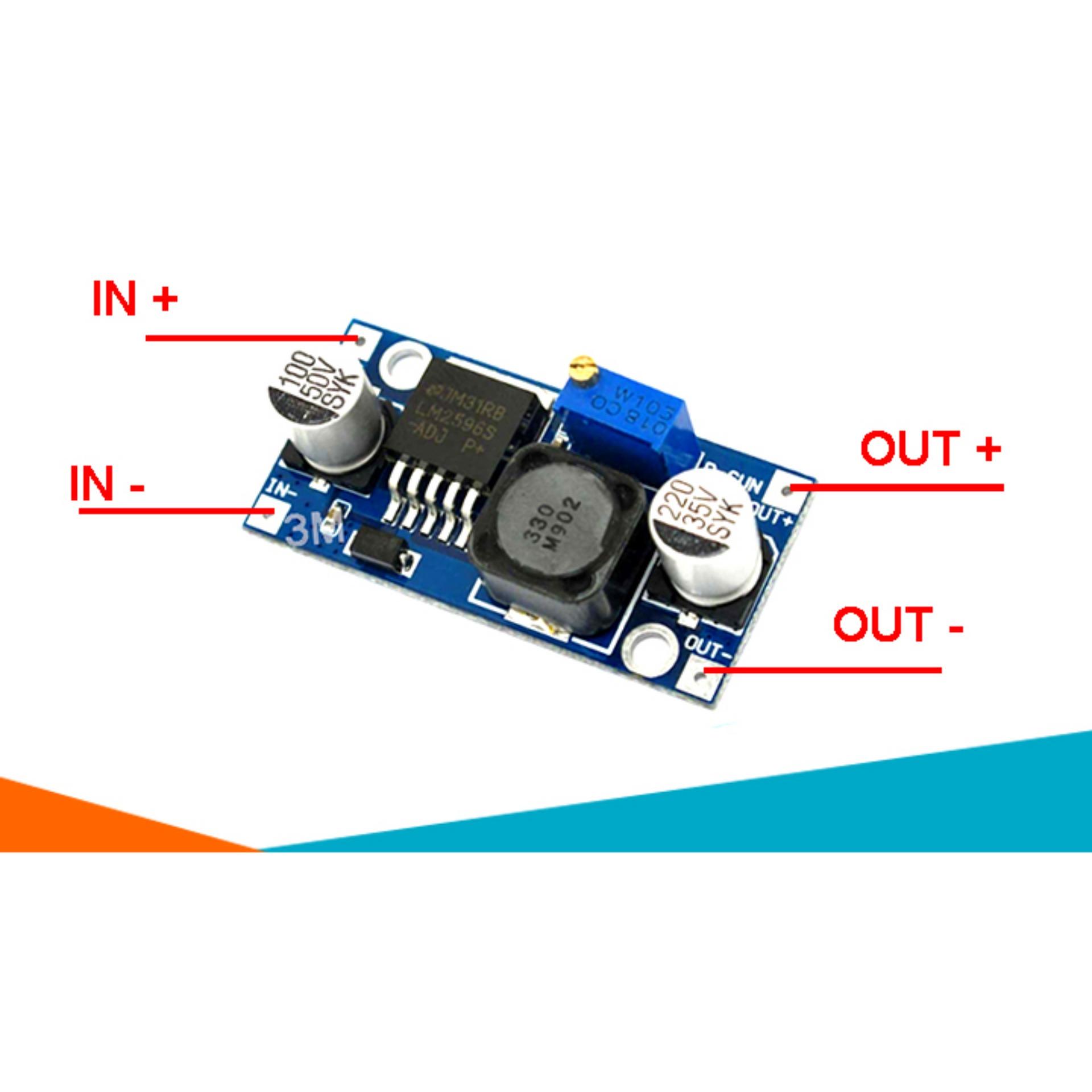 Module LM2596 3A ADJ ( điều chỉnh hạ áp)