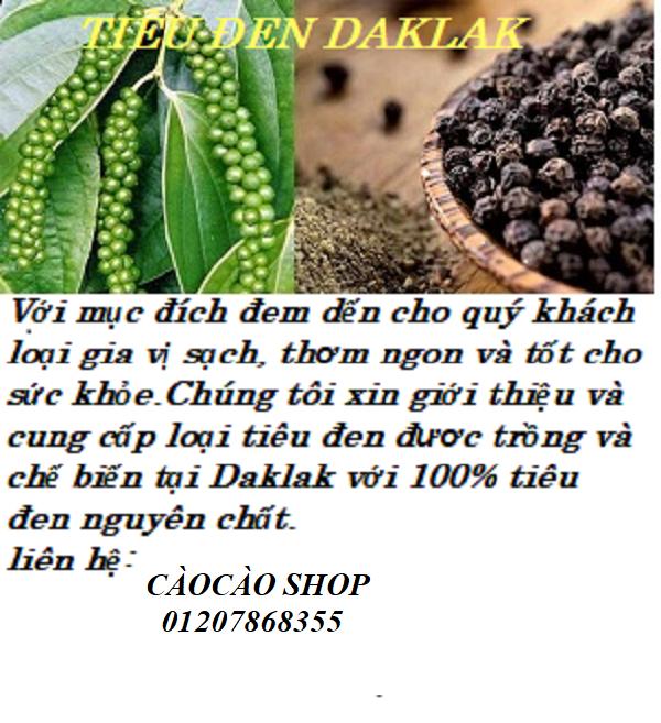 HẠT TIÊU ĐEN DAKLAK(500g)