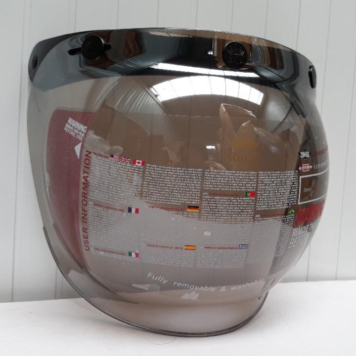 Kính cong Bubble cho nón 3/4