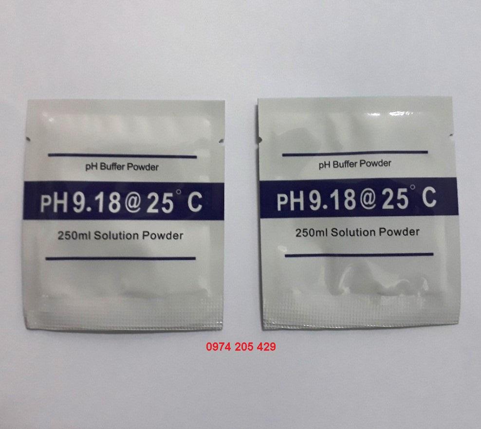 Gói chất chuẩn pH - 9.18 cho máy đo độ PH
