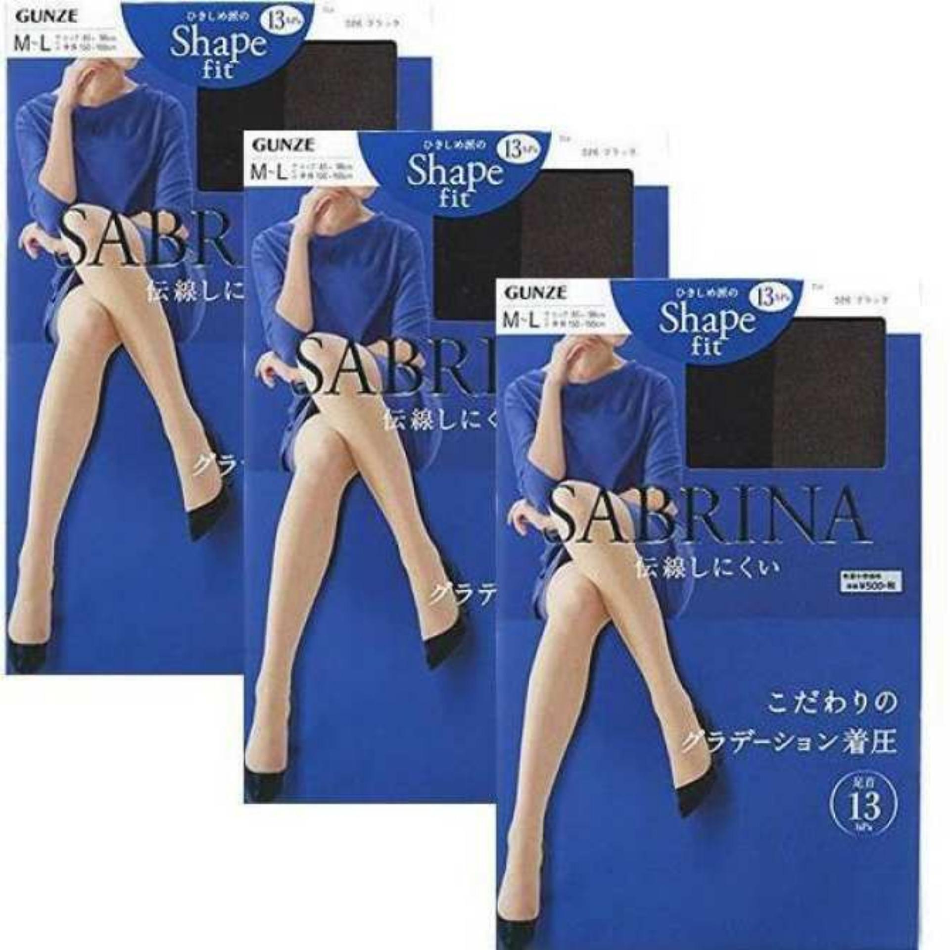 Bộ 3 quần tất Sabrina Shape fit (Đen)